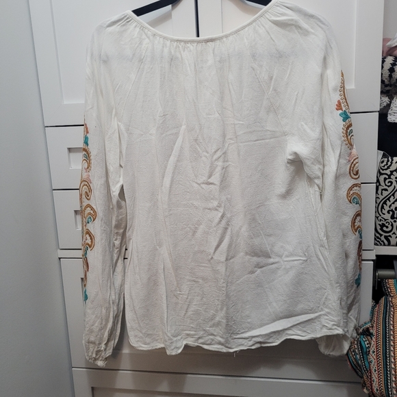Savannah Jane Embroidered Top Size m - Picture 2 of 4